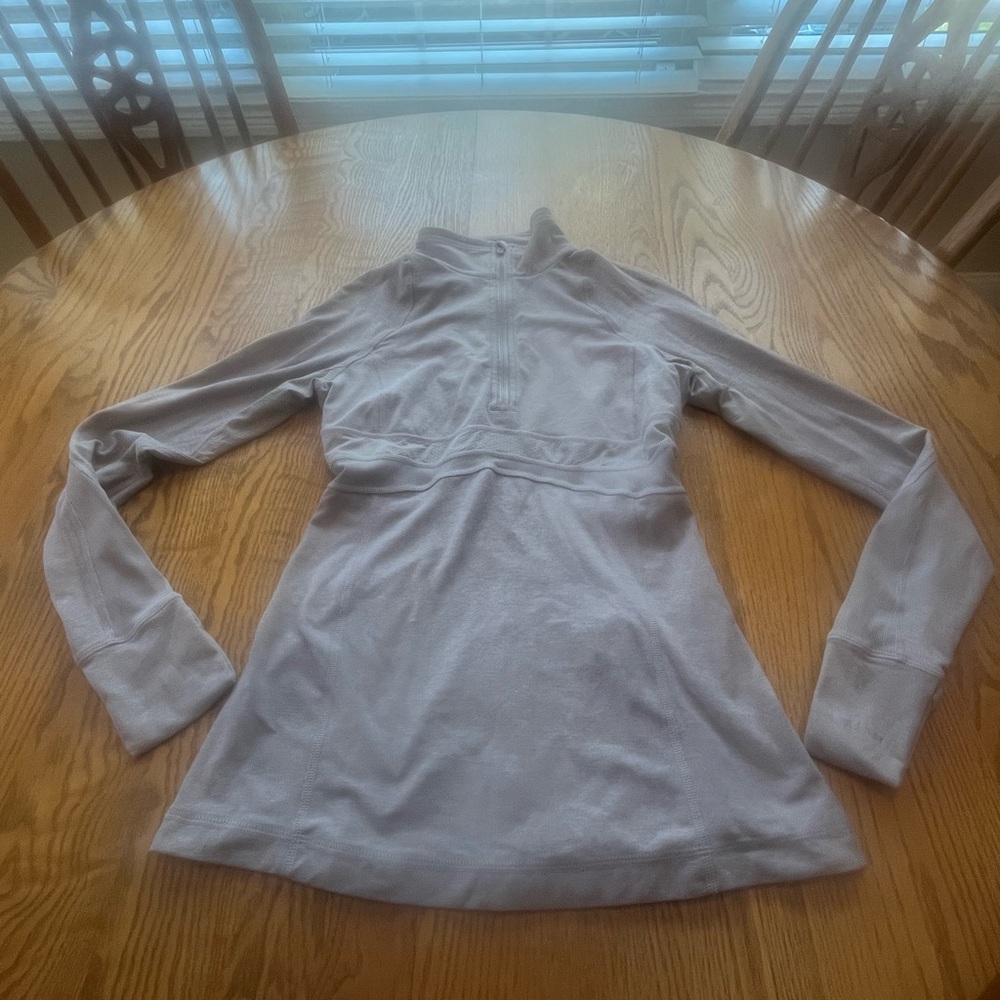 Lululemon Run: Full Tilt 1/2 Zip Pullover Lavender Size 6 *Measurements* - Picture 2 of 11
